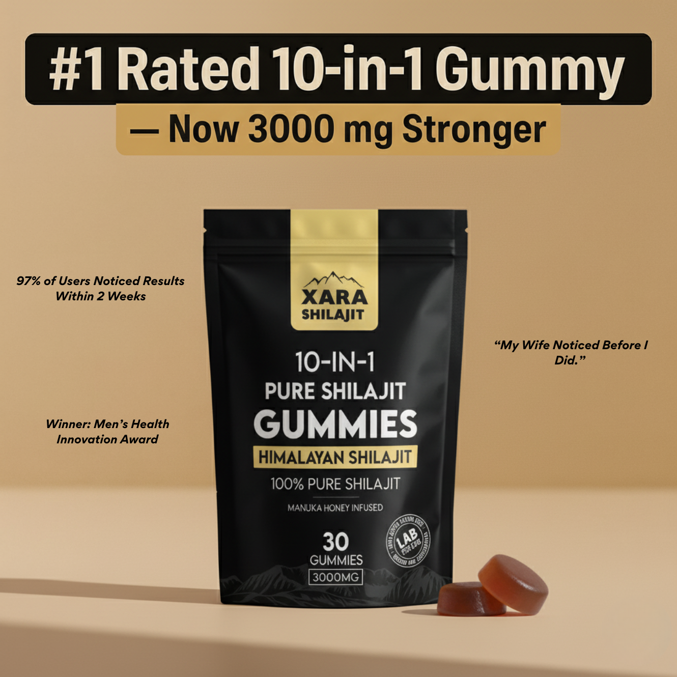 XARA SHILAJIT® 10 in 1 AlphaGummies
