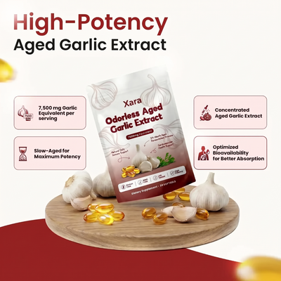 Aged Garlic Extract - 7500mg Odorless Softgels