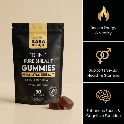 XARA SHILAJIT® Pure Shilajit Gummies upgraded formula
