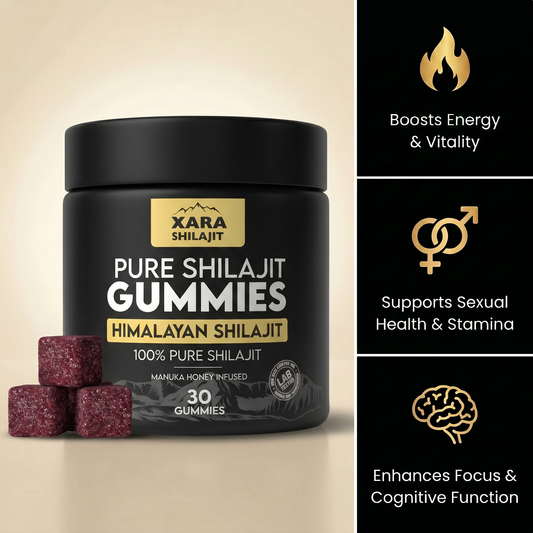 XARA SHILAJIT® Pure Shilajit Gummies