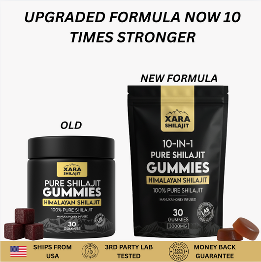 XARA SHILAJIT® Pure Shilajit Gummies upgraded formula